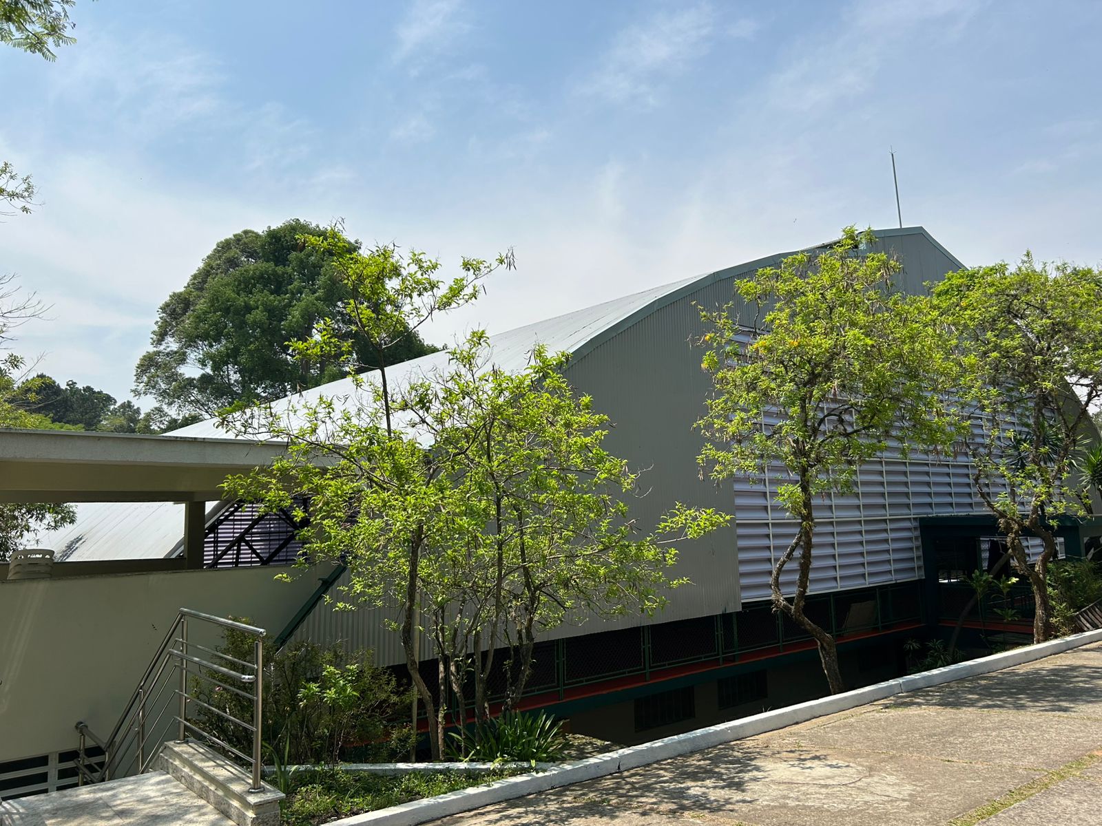 Obra do Ginásio 1 - Tênis